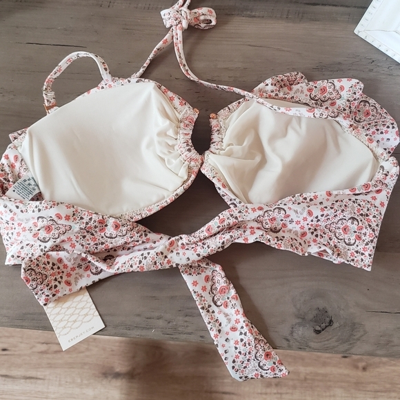 Eberjey Timba Floral Print Bikini Top NEW - Picture 5 of 8